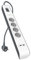 Belkin Parafoudre 4 prises, 525 Joules, cordon 2 m, USB x 2, Blanc
