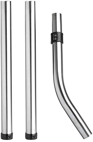Vacspare 38mm Stainless Steel Extension Rods + Bent Tube for Universal Vacuum Cleaners