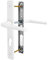 UPVC Door Handle Hoppe Ferco 70mm 70PZ 200mm Fixings Double Glazing Pair Set Colour: White