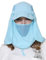 Unisex Safari Cap mit extra langem Nackenschutz Anti UV Abklappbar Baseball Mütze für Camping Outdoor - 56-60 Hellblau