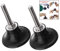 LHKJ 2 PCS Disc Pad Halter Schleifteller mit 1/4(6.35mm) Schaft für Runde Drehwerkzeug Schleifen Polieren Conditioning Discs