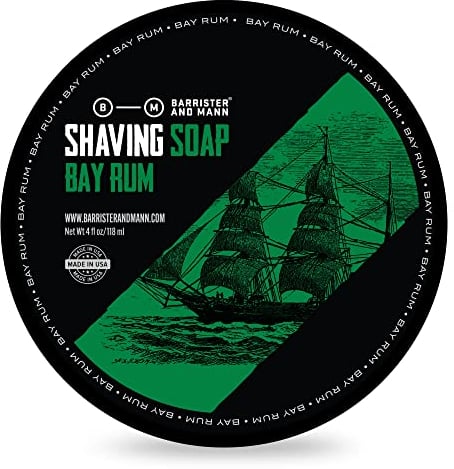 Barrister and Mann Bay Rum Rasierseife 118ml