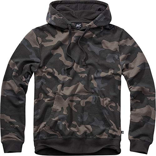 Brandit Herren Sweathoodie Kapuzenpullover, Darkcamo, XXL EU