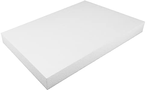 MCE-Commerce A3996021 Styroporplatte rechteckig A3 297 x 420 x 4 cm 1 Stück zum Basteln, Modellbau, Creativprojekte, Styropor, weiß