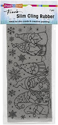 Gummi-Stempel für Winterzwerge, schmal