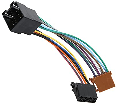 Adaptateur de Faisceau de Câbles Kit Audio Stéréo pour Voiture ISO Radio Stéréo Installer L'adaptateur de Connecteur de Faisceau de Câbles ISO pour 106 206 306 307 405 406 607