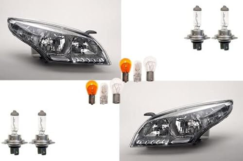 Johns, passend für Renault Megane Scheinwerfer III 11/08-03/12 + Leuchtmit. Set li. re.