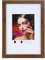 IDEAL TREND Holz Bilderrahmen Lifestyle Plexi Foto Rahmen Collage Wanddeko Poster HR-25: Farbe: Braun | Format: 50x50
