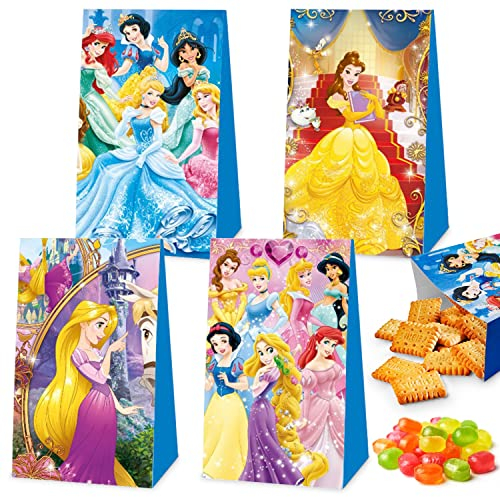 Sacchetti per Feste 12 Pezzi,Sacchetti di Caramelle di Carta,Party Gift Bag,Sacchetti Regalo,Sacchetto di Carta,per Regali,Bambini Feste di Compleanno