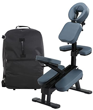 Master Massage Gymlane Portable Massage Chair-Ergonomically Designed with 2-Inch Foam Cushioning, Multiple Configurations, Supports up to 600lbs-Portable Tattoo Chair