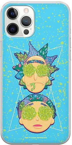 ERT GROUP mobile phone case for Iphone 12 PRO MAX original and officially Licensed Rick and Morty pattern Rick & Morty 023 optimally adapted to the shape of the mobile phone, case made of TPU