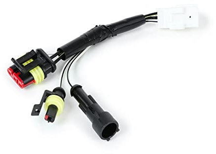 BGM Kabel Adapter Kit Blinkerumrüstung hinten zur Verwendung von Motonostra LED Rücklicht, Blinker dynamischen LED Lauflicht kompatibel für Vespa GTS 2018