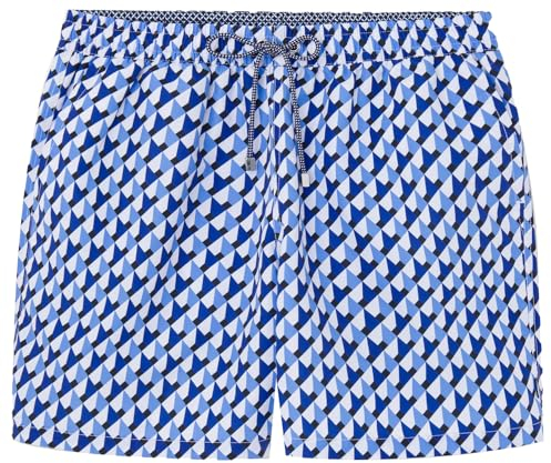 Hackett London Herren Mini Stripes Shorts, Blau (Blau), XXL