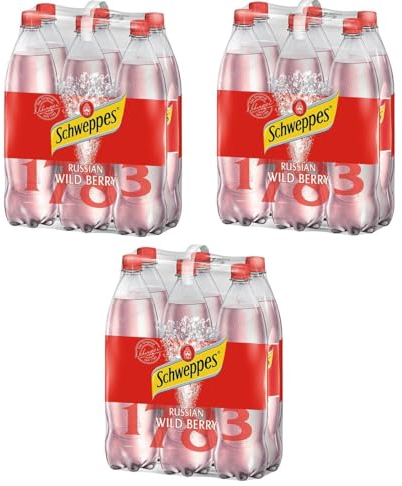 Schweppes Wild Berry 18 Flaschen a 1,25 Liter inkl. EINWEGPFAND