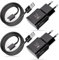 Caricatore per Samsung, 2-Pack USB Caricabatterie con 2M Tipo c Cavo per Galaxy S21,S20 FE,S10,S9,S8 Plus,A52,A52S,A53,A54,A34,A33,A14,A13,Z Flip3,M53,M52, Originale EP-TA200 Caricatore Rapido