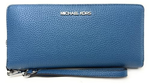 Michael Kors Damen Continental Geldbörse, Schwarz, Einheitsgröße, Blaugrün/Ein Hauch von Paradies (Trace of Paradise), Einheitsgröße, Contiental Wallet