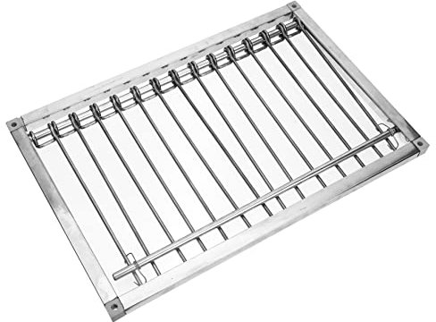 VANZACK chatière Porte de poulailler Automatique Barre d'attrape Oiseaux Voyageurs Cage Oiseaux Cage à Oiseaux Cage à Pigeons Porte en métal Porte de Course d'oiseau Acier Inoxydable