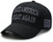 Donald Trump 2024 45-47 Never Surrender MAGA Hat, Make America Great Again Slogan mit USA-Flagge, schwarz & gold, verstellbare Kappe, schwarz & grau, Maga-Hut, Einheitsgröße