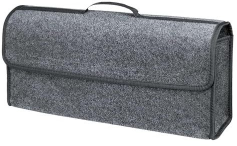 1 organizador para maletero de coche, organizador de maletero de coche con tapa, plegable, para almacenamiento de herramientas y ordenadores interiores, apto para todos los vehículos (1 Nnidad)