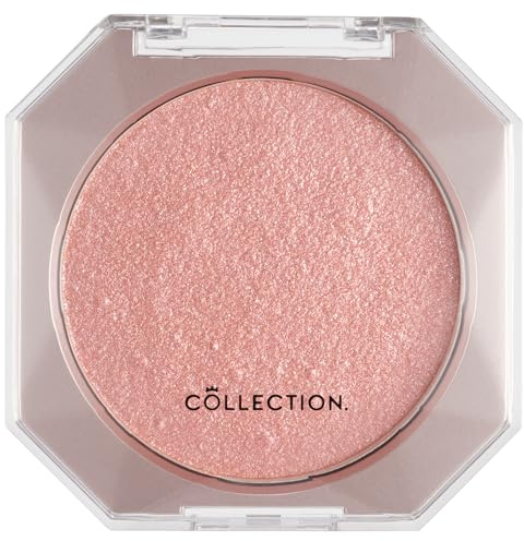 Collection Cosmetics Diamond Shine Highlighter, Powder Highlighter, Glass Skin, 6.5g, Pink Pearl