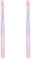 2pcs Nail Clean Up Brushes, Round & Flat Head Pen Painting Tools for Nail Design & Polish Mistake Cleaning
