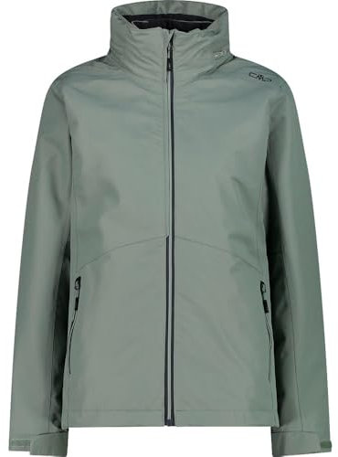 CMP, JACKET ZIP HOOD DETACHBLE INN.JACKET, 32Z1436D, Light Green, D48, Woman