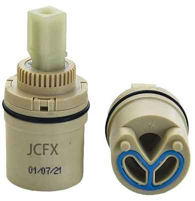 Recambio de cartucho cerámico de 40mm, recambio de cartucho cerámico monomando para grifos de ducha de lavabo de cocina, válvula cerámica para grifo (BBB)