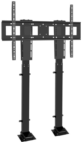 Adjustable TV Mount Bracket,Electric TV Lift Stand,Tv Motorized Lift,TV Lift Mechanism with Remote Control,Double Motor Lift 120cm Travel,for TVs From 55in to 120in up to 90kg