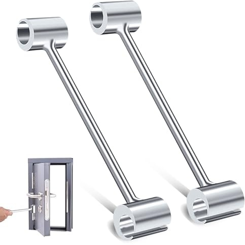 CVASNF 2pcs Door Hinge Adjustment Tool, 8-19mm and 19-25mm Hinges Gap Adjusting Wrench Suitable for Fire Doors and Security Doors