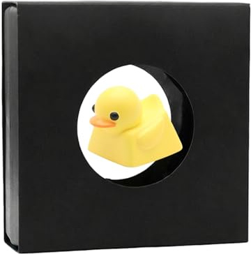 kmgfsd Rubber Duckling Keycap ESC Resin Tactiled Surfaces Keycaps for Mechanical Keyboards Enhancement Decorative Keyboards Keycap