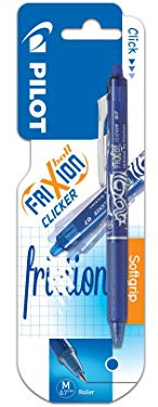 Pilot 2270002B Roller Ball Pen with FriXion Ball Clicker Thickness: 0.7 mm Blue
