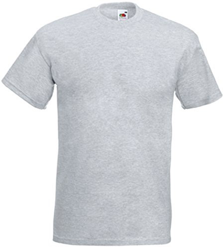 Fruit Of The Loom Super Premium t-shirt (M, Heather Grey)