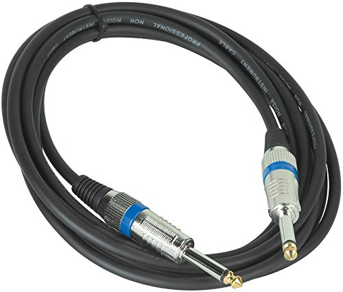 Accu-Cable QTR50 50 Foot 1/4 Male to Male Instrument Cable Mono ADJ