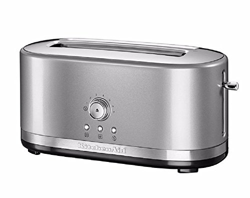 KitchenAid Manual Control 4 Slice Long Slot Toaster Contour Silver