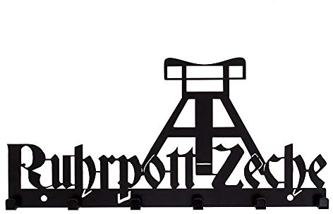 Bentatec Schlüsselbrett Ruhrpott Zeche - schwarz