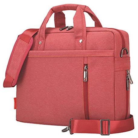 Sacoche en Ordinateur Portable Serviettes Anti-Chocs avec Multi-Fonctionnel Sac à 13 pour Tablette/PC Ordinateur Portable/Chromebook/Macbook/Ultrabooks Rouge