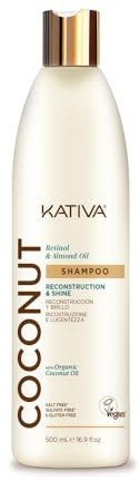 KATIVA Coconut Shampoo - 500 ml, weiß, Estándar