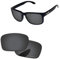 PapaViva Ersatzlinsen für for Oakley Holbrook Schwarz Grau - Polarisiert