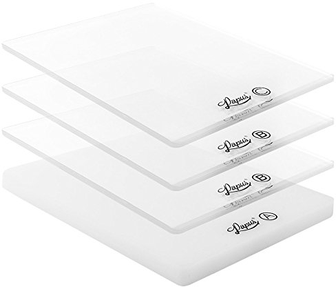 Ideen mit Herz Kunststoffplatten für Präge- & Stanzmaschine, 15cm x 19,5cm, 4 Stück