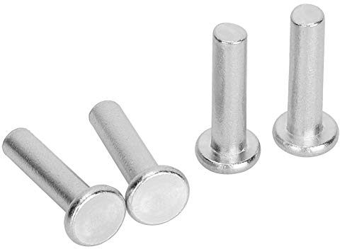 20Pcs Gb867 M6 Rivets En Aluminium Massif À Tête Plate, Attaches[M6*30]