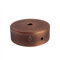 AMARCORDS - Metal Ceiling Rose, Color Bronze, lamp Ceiling Canopy Complete with Cable clamp Accessories, Screws and Ceiling Bracket. Diameter 77mm Height 26mm