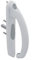 LA CROISEE DS GAU01055 Poignée 20° intérieur 5531 Profil 35 à 53mm-Blanc 9016-Droite-DS5531-D086