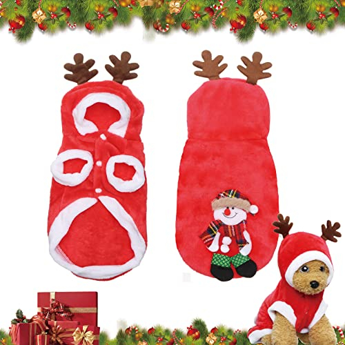 Katzen Weihnachtskostüm, Hundekostüm, Hunde Weihnachtskostüm, Weihnachtsmütze Katze, Schneemann-elch-Kleidung, Hunde Pullover, Hunde Weihnachtspullover Groß