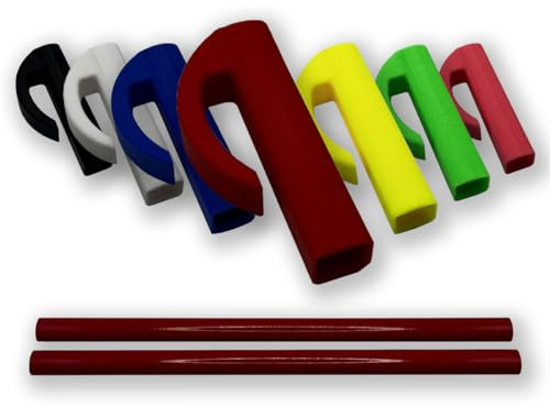 R-Satz Shop Zimmermannsstift Halterung inkl. 2 Bleistifte - Halter passend für Handwerker Velux Stift (Rot)