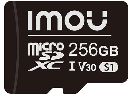 Imou Scheda di Memoria microSDXC 256 GB, fino a 95/25 MB/sec, Classe 10-U1, UHS-I, Micro SD Card per Telefono, Videocamera, Switch, Tablet