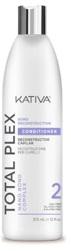 Kativa Total Plex Bond Repair Pflegespülung für die Haarbindung, feuchtigkeitsspendend, Wiederaufbauer, 355 ml.
