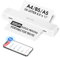 Portable Printer for iPhone iPad Laptop PC - Bluetooth Printer Supports Dual-sided Printing Letter/A4/B5/A5 Regular Paper - Wireless Printer for Home Travel Office Vehicle Word PDF Excel TxT 300DPI