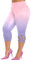 Yogahose Damen Blickdicht Jogginghose Kurzgrößen Fitnesshose Lang Große Größen Kurz Bequem Lässig Kurze Hose Skinny Hosen Stretch High Waist Slim Fit Leicht Sporthose Sommer Leinen (Pink, L)