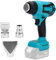 Roadtime Pistola termica a batteria compatibile con batteria Makita da 18 V, pistola termica senza spazzole con 3 ugelli e 2 livelli di temperatura per asciugare, piegare tubi, rimozione colore (solo