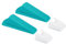 PATIKIL 4 Pcs Blue Door Stopper Wedge, 4.8x1.4x1.4 inch, Suitable for Wooden, Glass & Industrial Doors, Protects Floors from Scratches & Dents